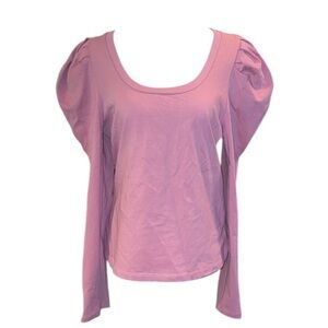 English Factory NWT Pink Balloon Long Sleeved Top